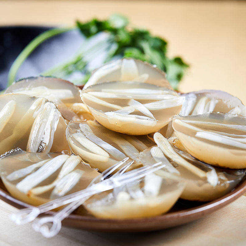 福建海鲜土笋冻小吃富含海鲜胶
