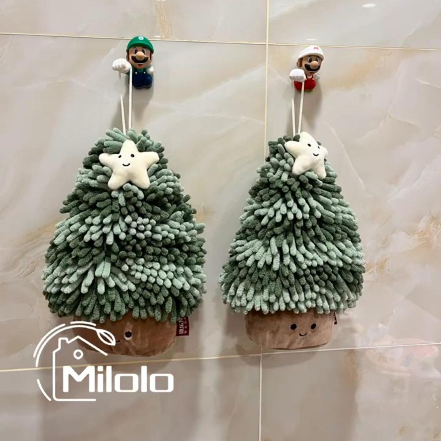 圣诞树擦手巾挂式可爱超强吸水厨房卫生间专用加厚毛巾圣诞装饰,家庭/个人清洁工具,厨房擦手巾,淘宝优惠券,粉丝福利购,淘宝优惠卷