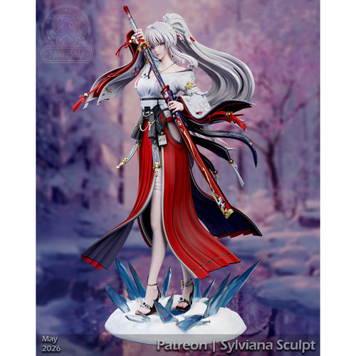 GK白模  鸣潮 绯雪1/7 手办白膜 高精度光固化GK系列