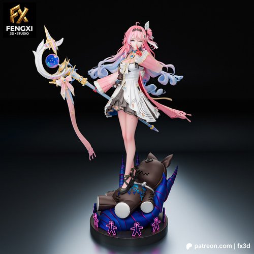 GK白模 鸣潮 达妮娅 1/7 手办白膜 高精度光固化GK系列