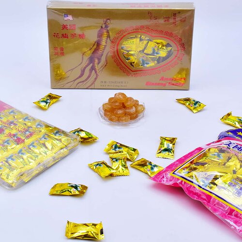 雄鹰牌美国花旗参味糖零食喜糖