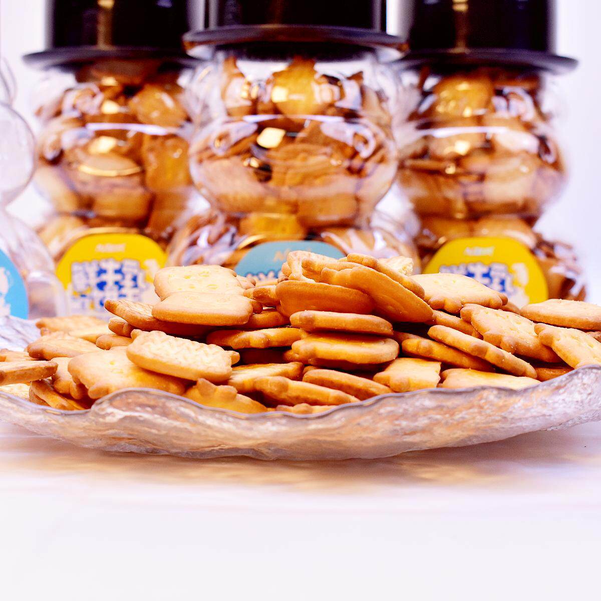 NBR原味海盐味鲜牛乳饼干258g小牛动物造型饼干儿童休闲点心零食