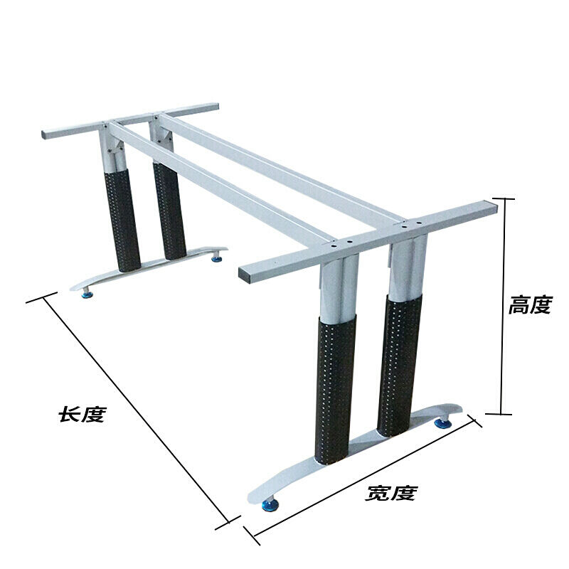 新品定做工作台会议桌支架办公桌腿阅览桌架钢脚金属桌脚架台脚可