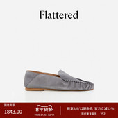 Bon Bon牛麂皮老钱豆豆鞋 一脚蹬乐福鞋 Flattered 通勤平底单鞋 女