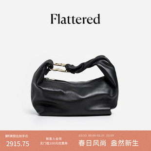 Flattered Amanda女士羊皮软盒包枕头包通勤单肩腋下hobo包新款