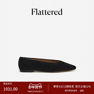 Flattered Belinda女士羊麂皮法式芭蕾舞鞋平底浅口单鞋2026新品