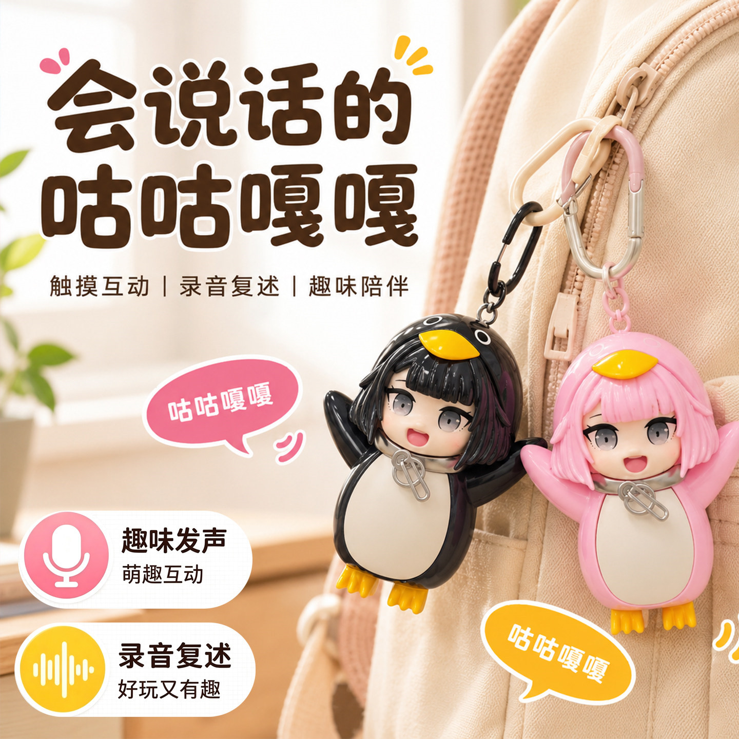 会说话会动会录音的咕咕嘎嘎企鹅图片