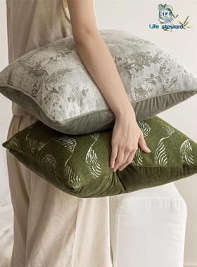 沙发抱枕套绿色系ins风装饰靠垫靠背靠枕套 cushion cover pillow