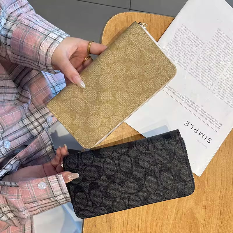 2025新款钱包女士长款大容量多功能卡包二合一高级感小众设计长夹