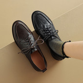 特价 福利 头层羊皮系带小皮鞋 断码 单鞋 902