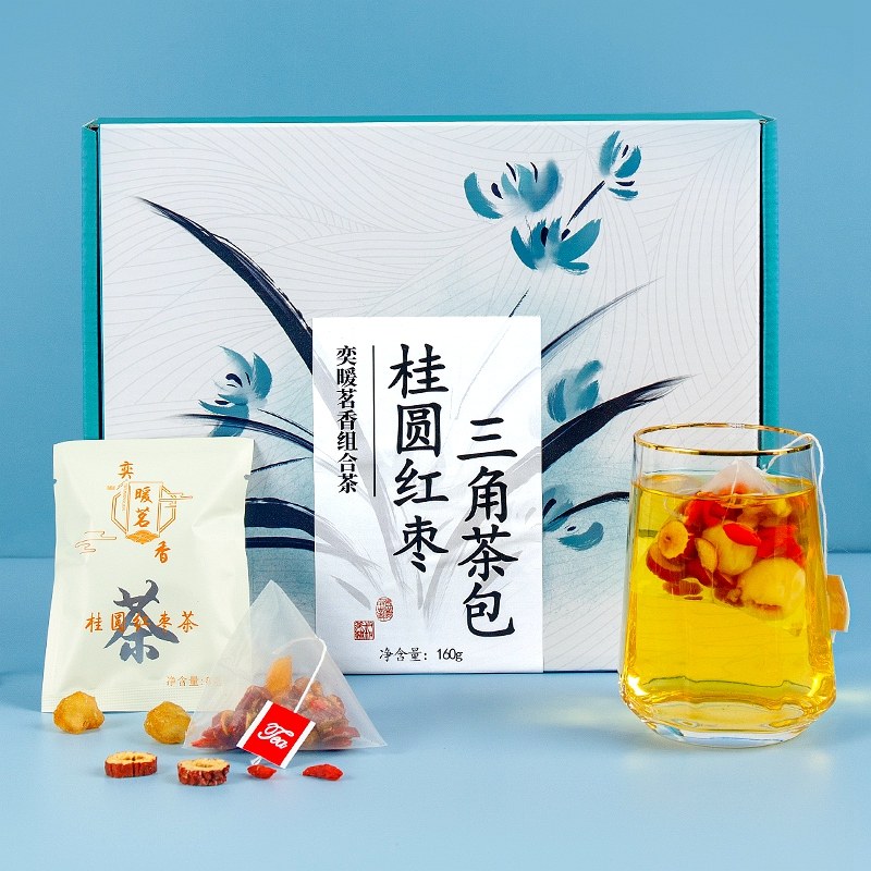 红枣桂圆枸杞三角茶包养生花茶女