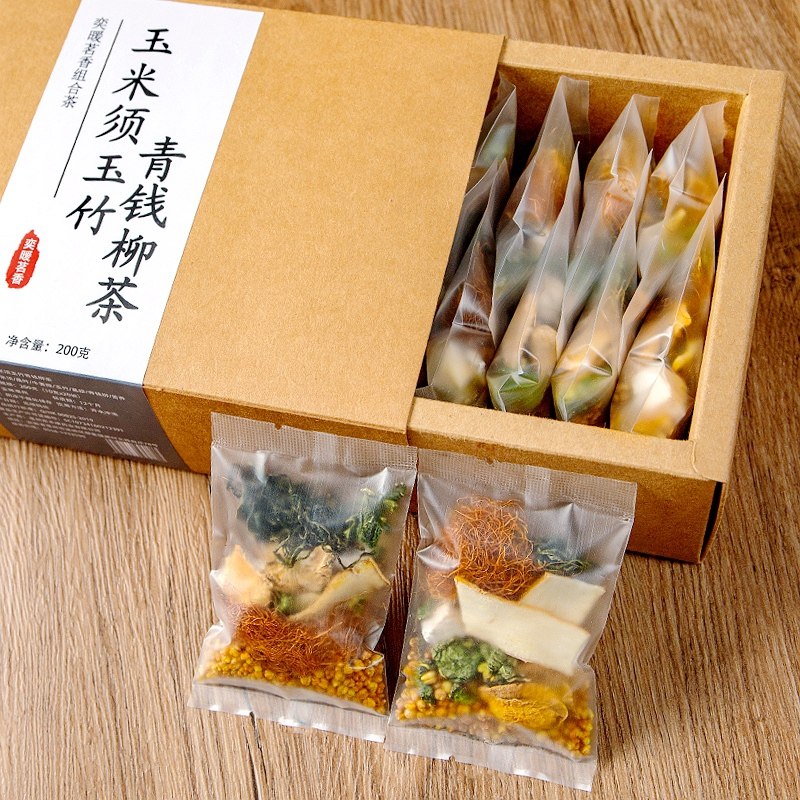 奕暖茗香玉米须桑叶茶官方旗舰店图片