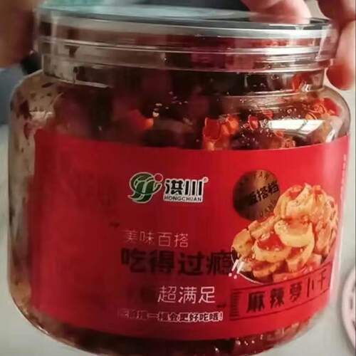 洪川萝卜干麻辣香辣罐装网红香辣萝卜咸菜香脆开胃下饭沂蒙腌咸菜