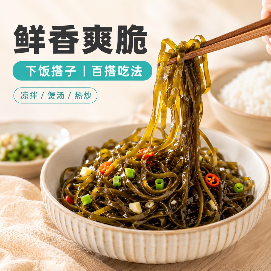 威海干海带丝开袋即食儿时怀旧零食童年味道山东特产厂家直销