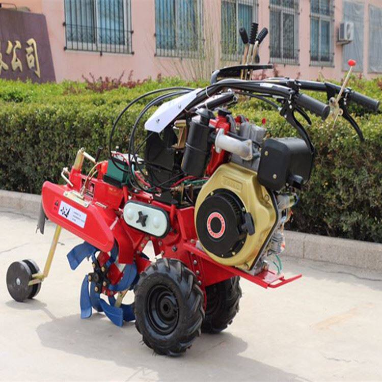 汽油柴油大葱开沟培土机 多功能田园管理机 大葱种植开沟培土机