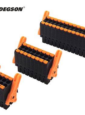 DEGSON高松15EDGKNHG双排3.5MM免工具插拔式PCB接线端子KF2EDGKSG