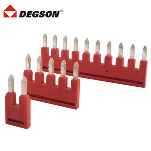 DEGSON高松接线端子排桥接片短路条DFB4短接件DFBXX-6.2-16-00ZH