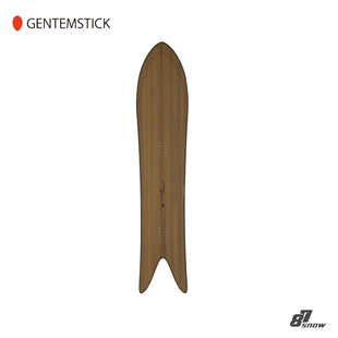 FLSH MID 152滑雪板纯手工单板大山 日本GENTEMSTICK小红点 2425款