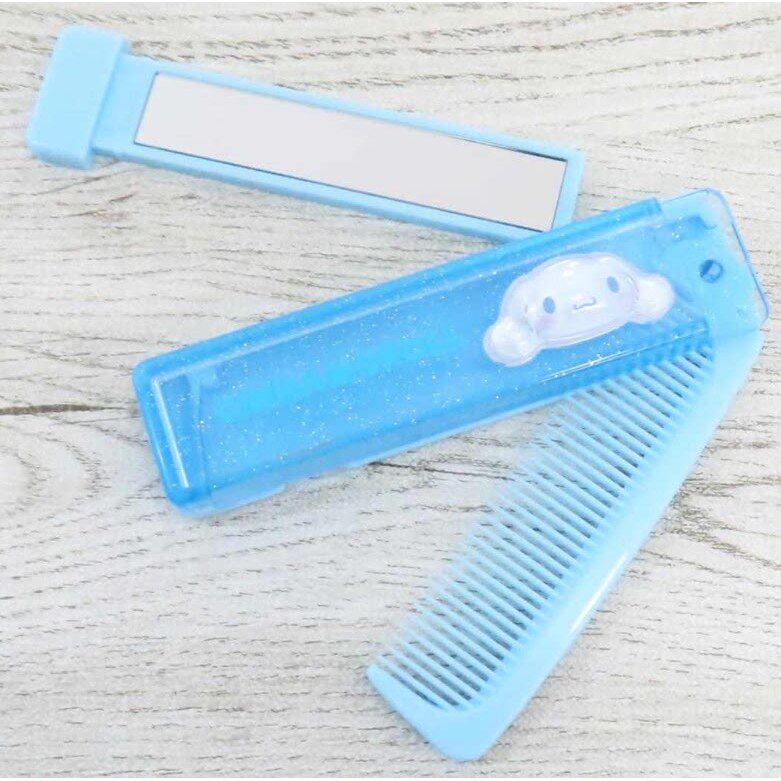 日本三丽鸥sanrio美乐蒂玉桂狗旅行便携随身折叠梳子卡通kitty梳