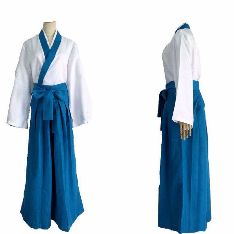 甜哒哒动漫服饰银魂志村新八COS服日本和服剑道服cosplay服装