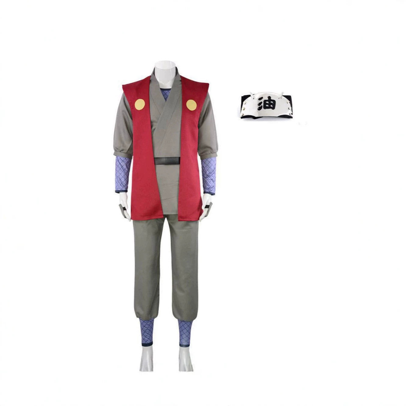 动漫忍者自来也cos服装Cosplay套装代蛤蟆仙人cosplay男装现货