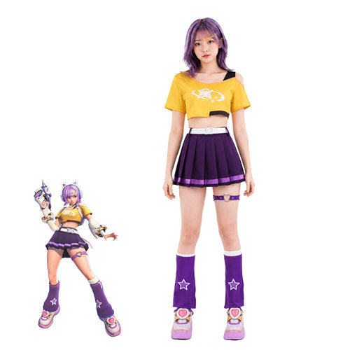 OW守望先锋朱诺同款cos全套游戏少女舞台打歌服cosplay万圣节