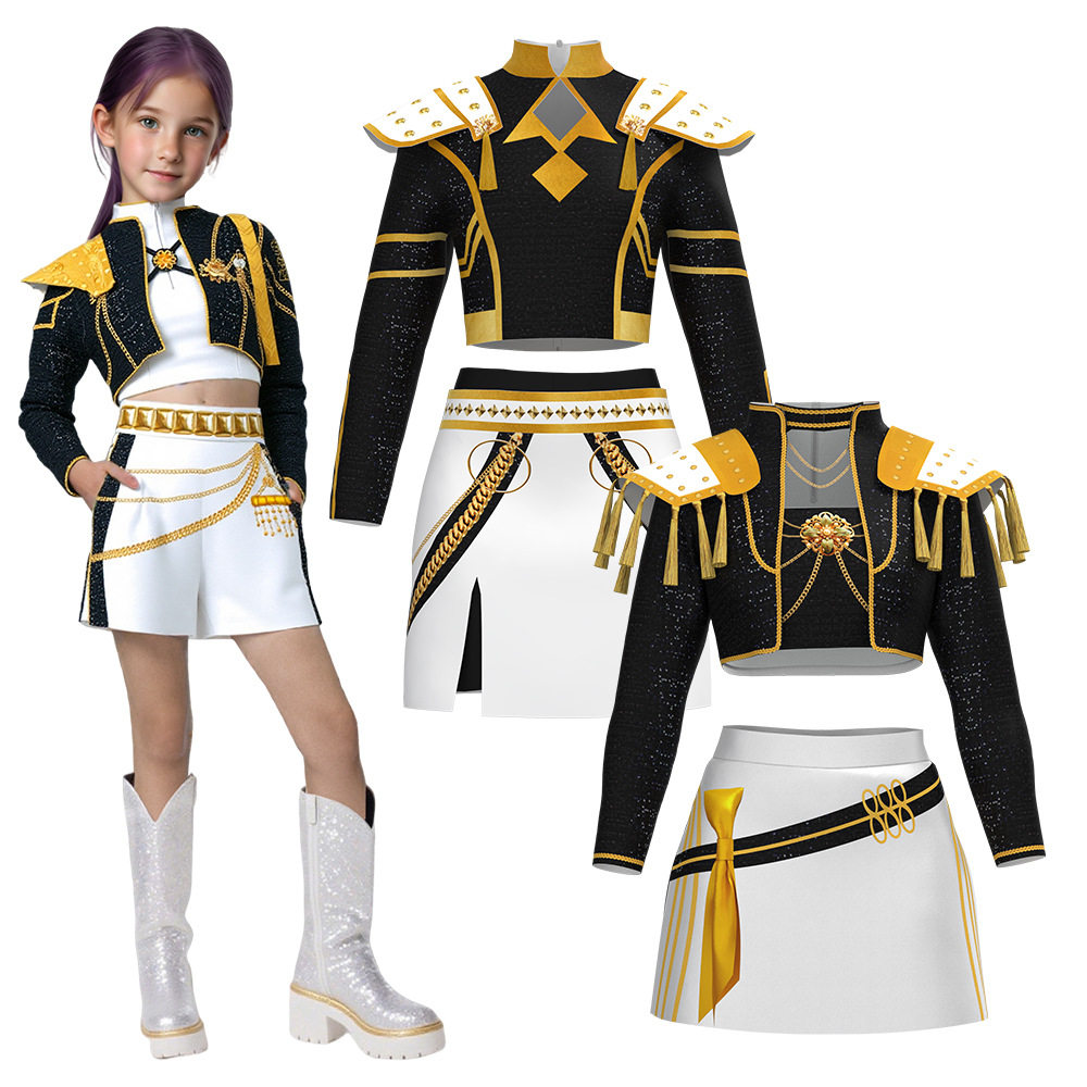 猎魔女团动漫流行歌手表演服佐伊鲁米拉恶魔猎人女童cosplay服装