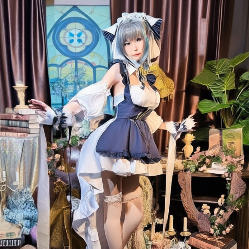 碧蓝航线柴郡cos服重巡洋舰cosplay服装套装柴郡猫女仆原版猫耳