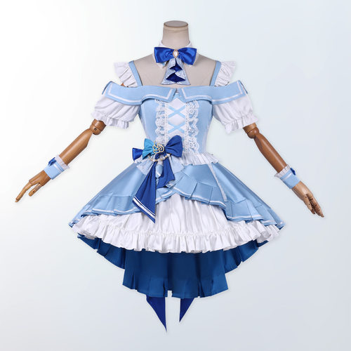 lovelive缪斯水团联动蓝色款cos缪斯水团联动打歌服舞台服cosplay