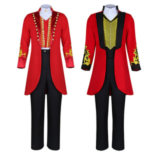 现货男士西装马戏之王巴纳姆cos服男装cosplay大娱乐家马戏演员