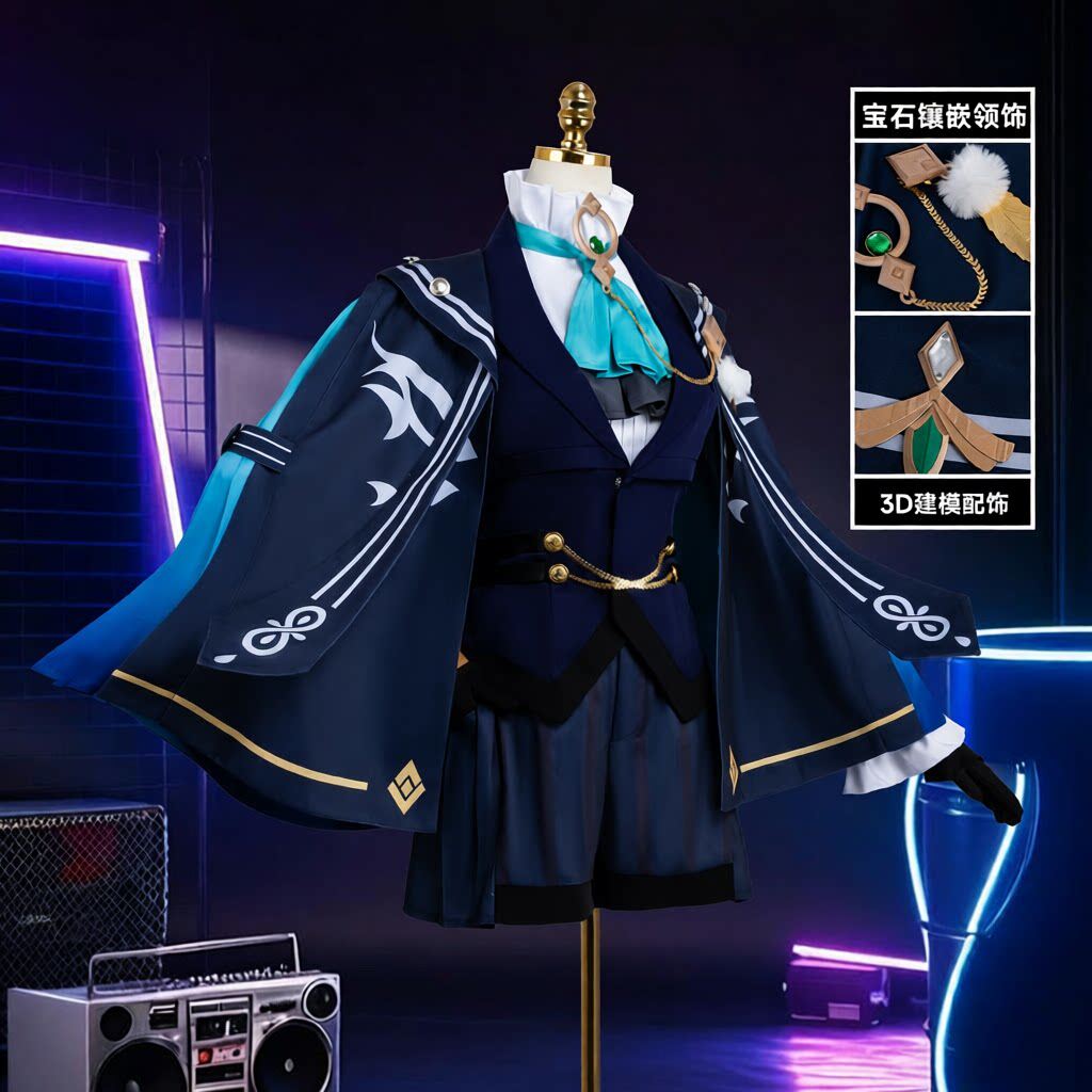 原神FES联动流浪者散兵cos服二次元游戏动漫服散兵cosplay服装