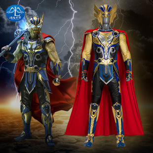 漫路云霄雷神4托尔cos服男漫威索尔长袖版电影同款套装cosplay