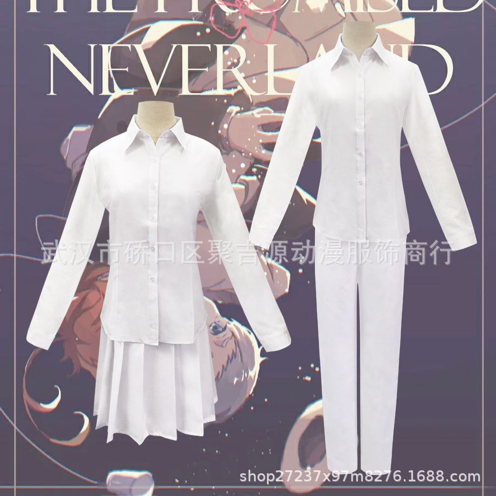 聚吉源约定的梦幻岛cosplay服艾玛cos套装裙子新番日常女装原版