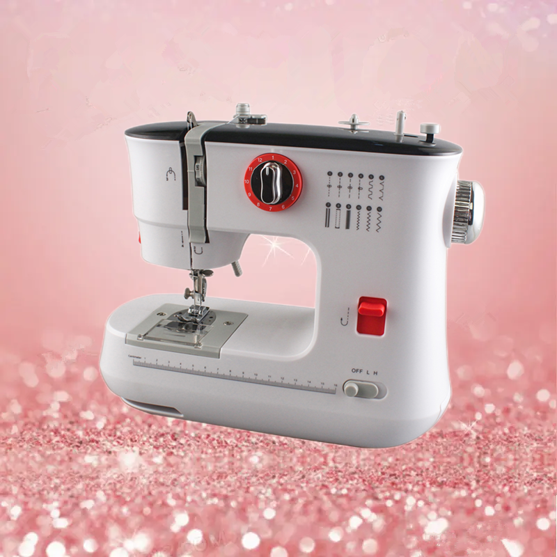 芳华全自动锁边缝纫机家用电动小台式多功能吃厚裁缝机衣车缝衣机