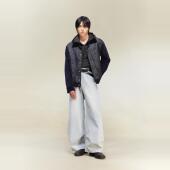 芸蚁〔一刀流〕弯刀打褶镰刀结构多色重磅阔腿破骨线夏季 牛仔长裤