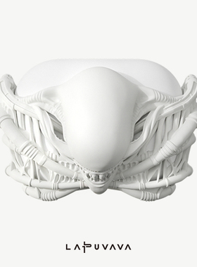 LAPUVAVA异形概念4代耳机壳赠硅胶保护套适用于苹果AirPods4耳机套AirPodsPro2二代耳机保护套