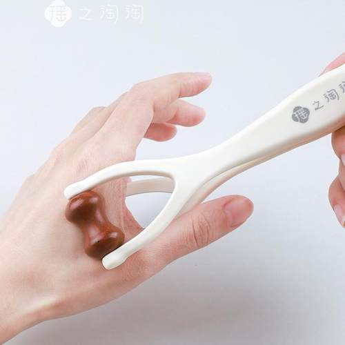 瑶之淘淘【手指按摩夹】泗水砭石手指按摩夹手部关节揉捏滚轮式