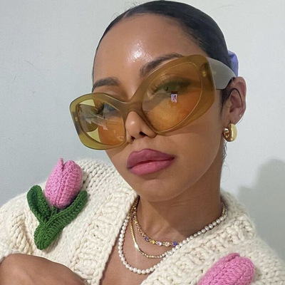 法国gentle motto超大异形太阳镜新款墨镜ins高级感个性太阳眼镜