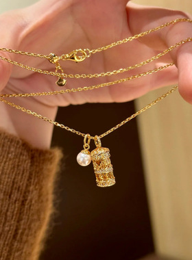 法国Gentle Motto【玲珑宝珠】中式轻奢时尚重工项链复古高级