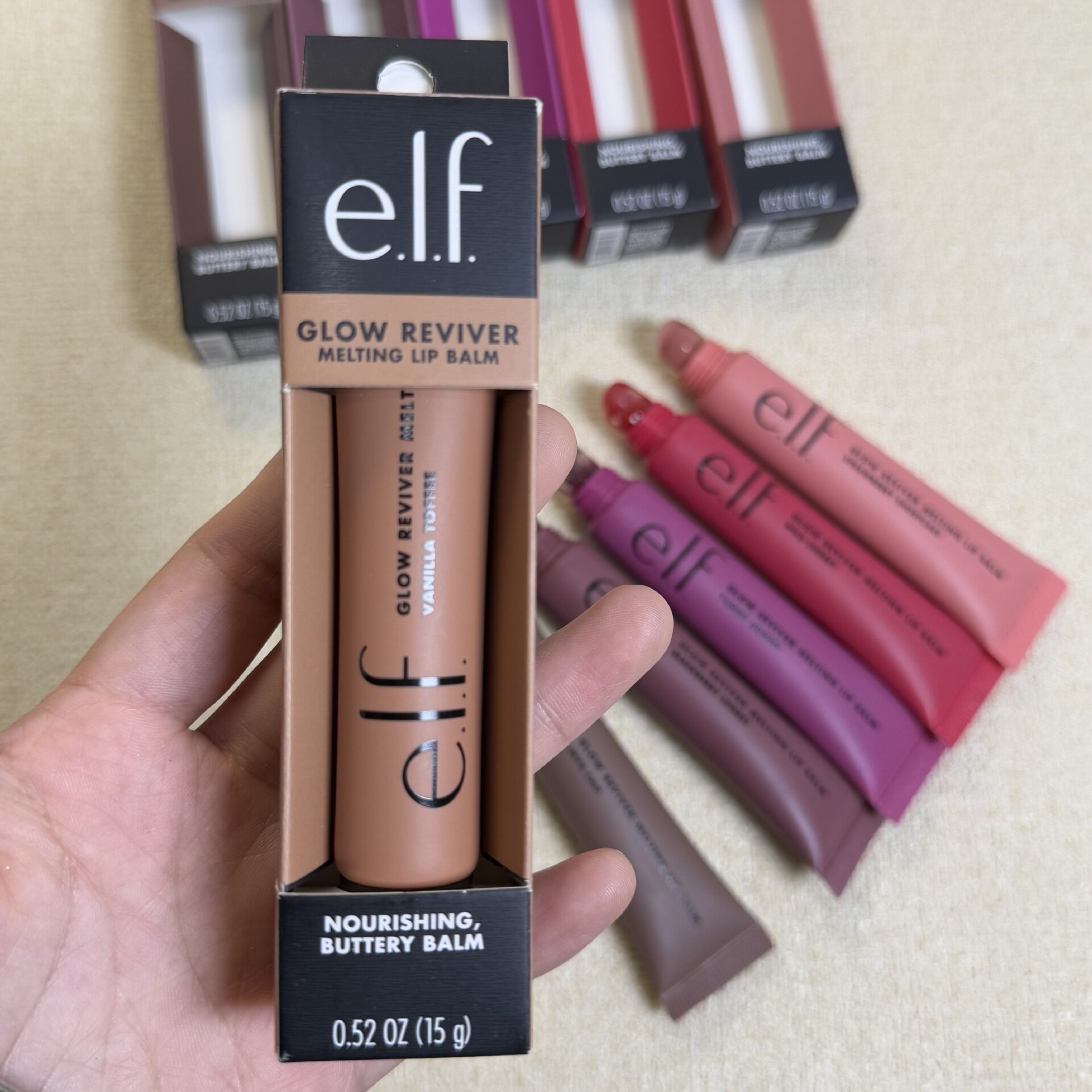 新款推荐e.l.f新款elf Glow Reviver Melting Lip Balm有色香味