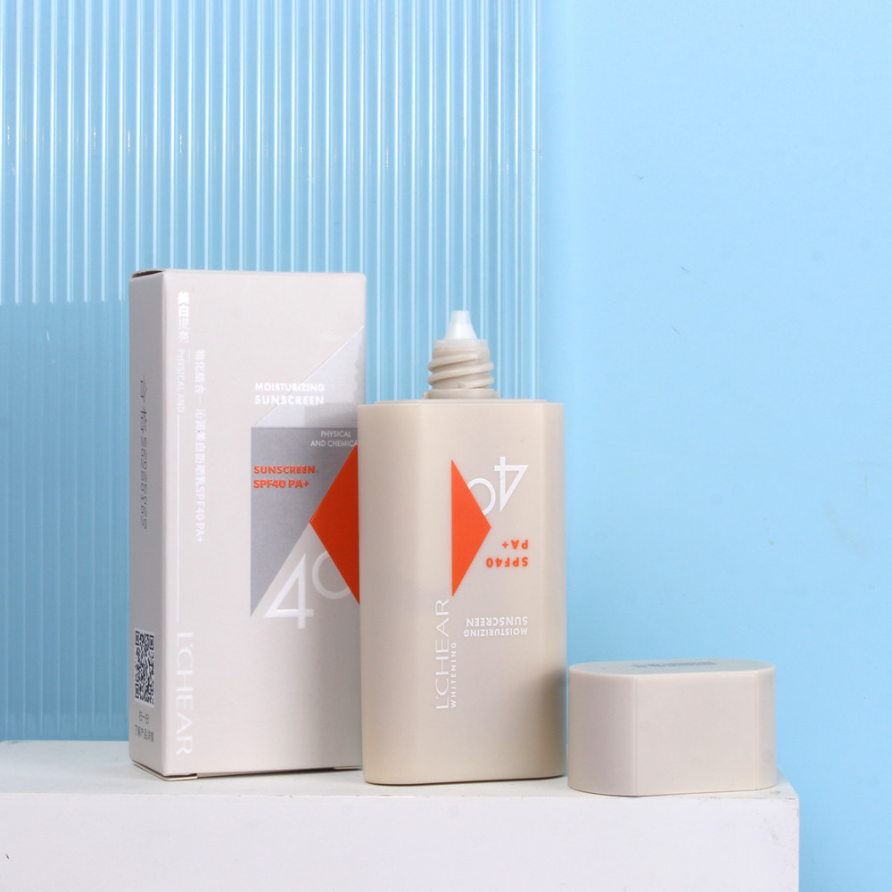 新款推荐 沁润美白防晒乳 spf40pa+ 保湿滋润q6249