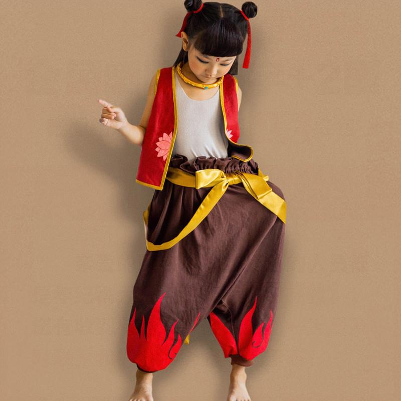 全套哪吒儿童服装扮演动漫潮COS服哪咤衣服同款六一儿童表演服装