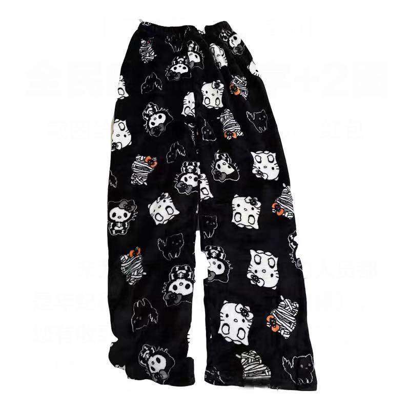 睡衣新款通用运动hellokitty睡裤学生宿舍绝美2025保暖网红新家居