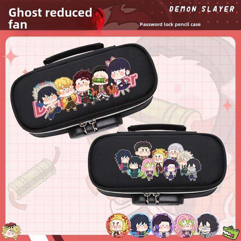 鬼灭之刃笔袋儿童新款便携中小学生痛包大容量一郎Slayer甘露寺