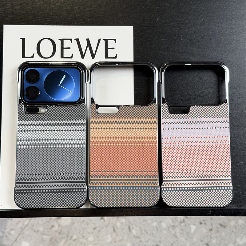 高级磁吸无边框适用小米17promax手机壳电镀小米15pro保护套半包硬壳超薄小米17个性民族风拼接撞色