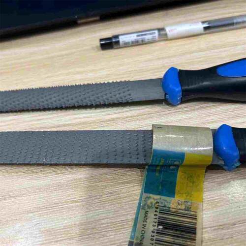 库存 上海产百锐品牌 塑把木锉 半圆木锉 一面平一面半圆 8寸10寸
