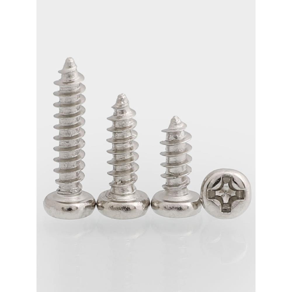 镀镍盘头自攻螺丝钉园头圆头自攻丝M2 M2.3M2.6*4x5x6x7x8x10x14