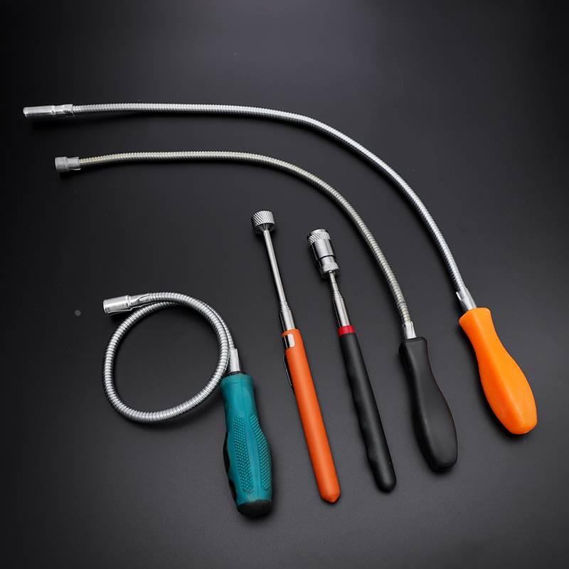 强力磁铁吸棒汽修磁力棒强磁捡拾器吸螺丝工具金属可弯曲式拾捡器