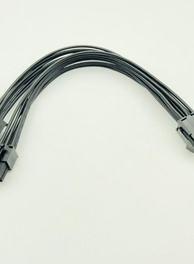 NEW PCIE 6pin to Dual 6pin Power Cable Sleeved Cable PC PCI