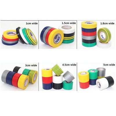 18M 15mm Color electrical tape PVC wear-resistant flame reta